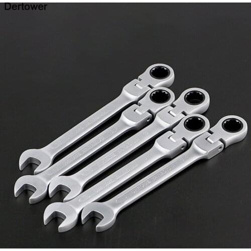 1pc 8-19mm Adjustable Ratchet Socket Wrench Wrenches Car Repair Set Wrenches Universal Key Ratchet Spanners Sets