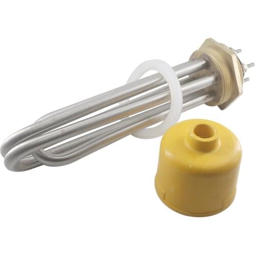 2inch Hexagonal Electric Heating Element DN50 220V 58mm Thread Stainless Steel Immersion Water Heater Element for Boiler Tank