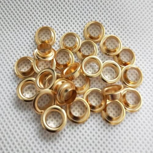 500PCS Brass Metal Eyelet Scrapbook Grommet Embellishment Garment Cloth Doll Card Paper Handmade No rust Decoration