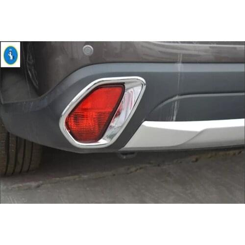 Yimaautotrims Auto Accessory Rear Tail Fog Lights Lamp Decoration Cover Kit Trim Fit For Mitsubishi Outlander 2015 2016 2017 ABS