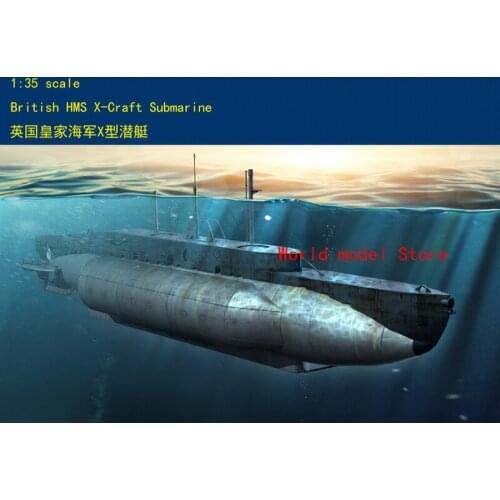 Merit 63504 1/35 Scale British HMS X-Craft Submarine Plastic Assembly Model Kits