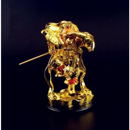 Qitian Dasheng Sun Wukong God statue decoration method protect the devil sacred battle victory Buddha resin gold-plated