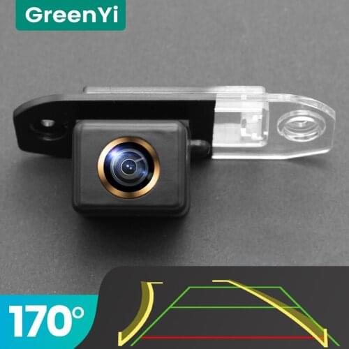 GreenYi Trajectory 170° AHD Car Rear View Camera for VOLVO S80 S40 S60 V60 XC90 XC60 Night Vision Reverse Reversing 4pin Vehicle