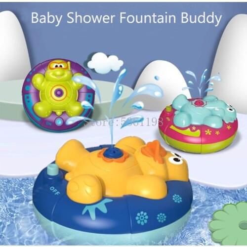 Bath Toys Water Sprinkle Cartoon Turtle Baby Elephant Duck Bathing Baby Shower Toy Fun Electric Water Spray Toy Childrens Toys