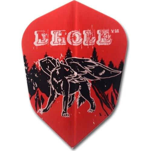 CUESOUL DHOLE Series 5 Set Design Wild Pink Dart Flights Wholesale For Steel Tip Dart and Soft Tip Darts