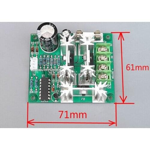 DC motor speed controller 6V 12V 24V 36V 48V 72V 90V PWM high power stepless speed regulating plate high current to 15A