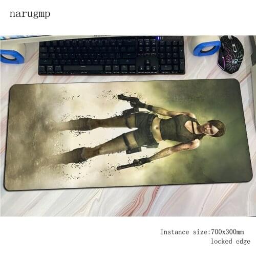 Tomb raider mousepad 800x300x4mm cheapest Computer mouse mat gamer gamepad pc HD print gaming mousemat desk pad office padmouse