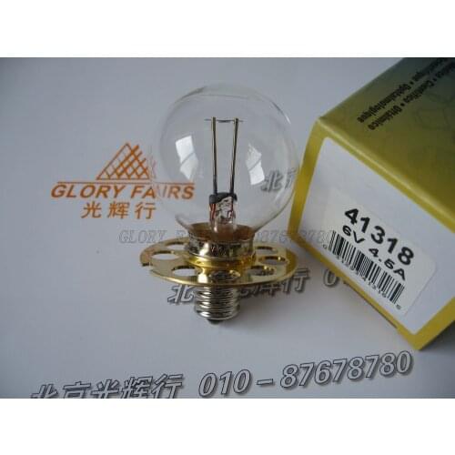 EIKO 41318 6V 4.5A 27W bulb,Topcon slit lamp SL3D/SL5D/SL6E,ophthalmic projector,HS940-750,6V4.5A 9 holes lamp