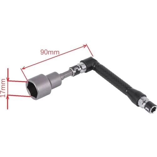 Metal 17mm Wheel HEX Nuts Sleeve Wrench Tools for Arrma Traxxas Redcat 1/8 1/7 RC For Truggy Car