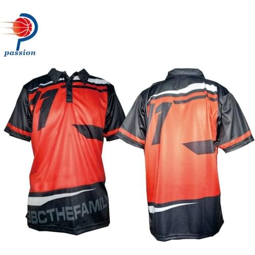 MOQ 5pcs $27 Each Custom Teamwear Full Dye Sublimated Crew Shirts