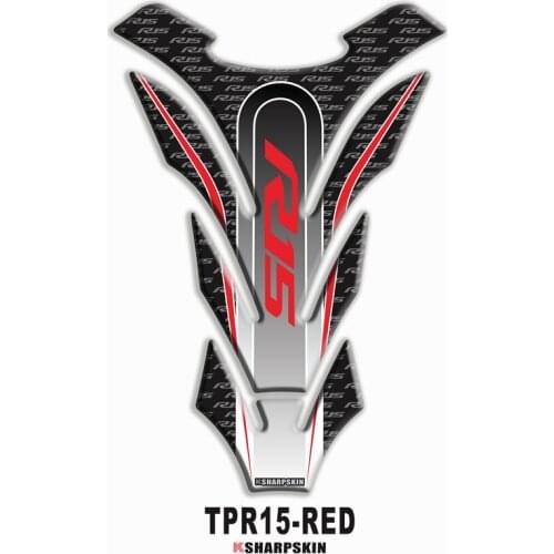 Motorcycle fuel tank pad decal protective decorative 3D Fishbone sticker Fit YAMAHA R15