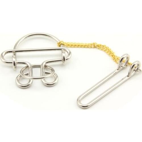 New Metal Wire String Puzzle IQ Brain Teaser Game for Adults Children