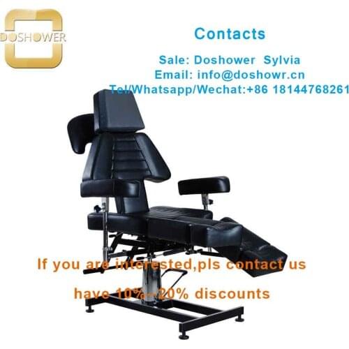 Tattoo studio equipment with tattoo bed covers for tattoo chair set