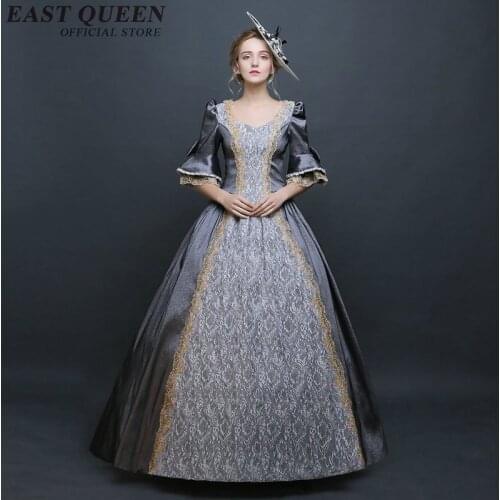 18th century dress mid modern medival renaissance festival cosplay costume dress gothic party princess gowns dresses KK1212