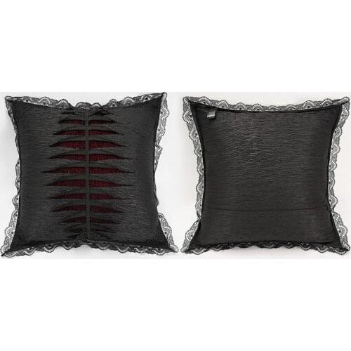 PUNKRAVE Gothic Keel Hold Pillow/cushion Fashion Removable Zipper Home Soft High Quality Feather Velvet Pillow