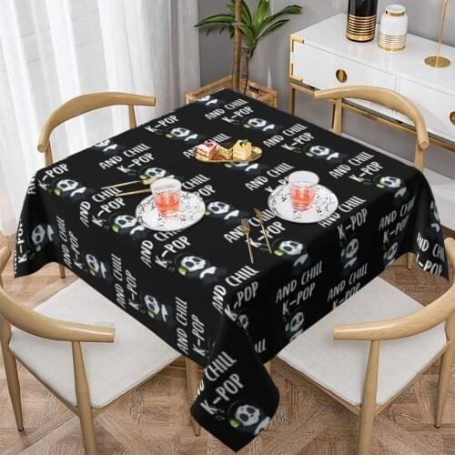 K Pop Tablecloth Buffet Polyester Table Cover Vintage Cheap Protector Print Table Cloth