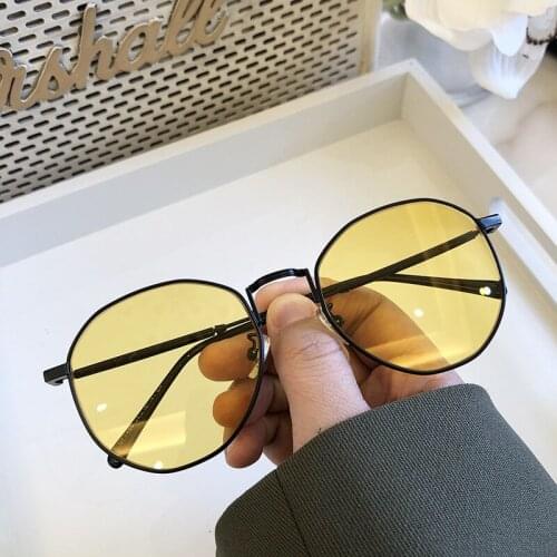 Retro Sunglasses Fashion Round Men and Women Trend Eyeglasses Shade UV400