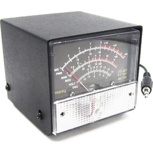 MXLC External S Meter SWR Power Meter Receive Emission Display Metal Case Cover for FT-857 FT-897