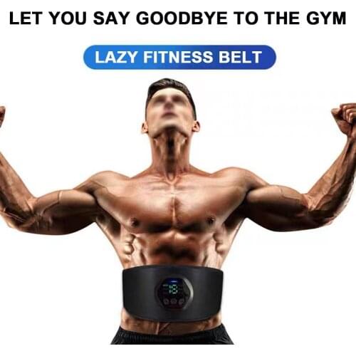 2021 High Quality Toning Training Belt Rechargeable Muscle Training Smart Slimming Belt Technology Waist Trimmer for Men Women