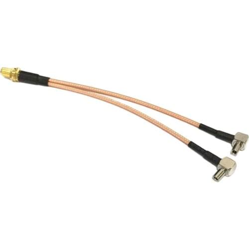 Y type splitter cable SMA Female to 2 X TS9 Male Connector Combiner Pigtail RG 316 15CM/30CM/50CM