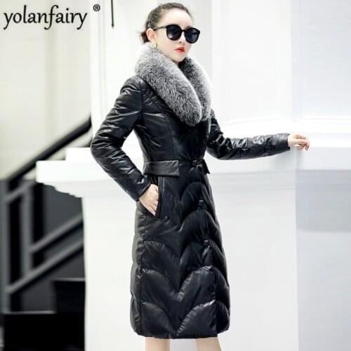 Женские зимние кожаные куртки YOLANFAIRY China At AliExpress