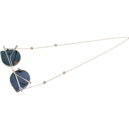 Stars Beads Eyeglass Chains Sunglasses Chain Reading Eyeglasses Holder Strap Cords Lanyards Eyewear Retainer