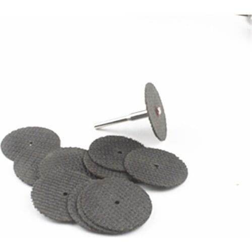 32/38mm abrasive dual mesh cutting disc Reinforced Cut Wheels for Dremel Rotary + 2 pcs rod