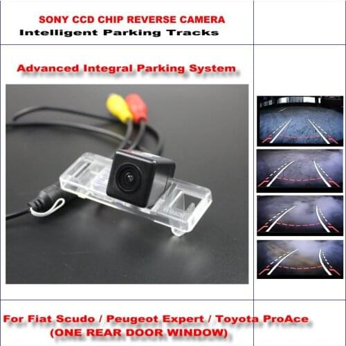 Auto Rear Camera For Fiat Scudo / For Peugeot Expert / For Toyota ProAce HD Intelligent Parking Tracks CAM
