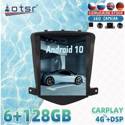 For Chevrolet Cruze 2008-2013 Android Car Radio Player GPS Navigation 360 Panoramic Cam Auto Stereo Multimedia DSP Carplay 4G