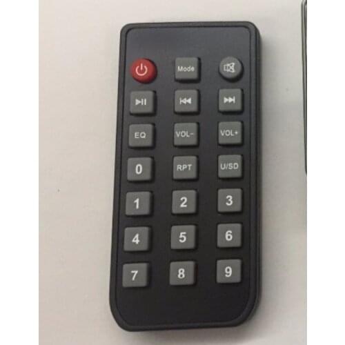 Black remote 21 Silicon Key Button Wireless Remote controller MP3 Decorde board IR Remoter Music Player Module Receiver