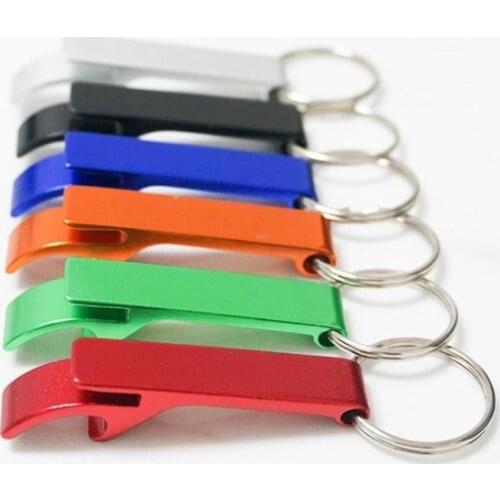 Keychain Bottle Opener Portable Can Opener Metal Beer Keychain Bottle Opener Wedding Party Favor Gifts