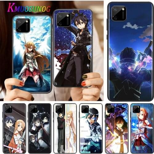 Anime Sword Art Online Silicone Cover For Realme V15 X50 X7 X3 Superzoom Q2 C11 C3 7i 6i 6s 6 Global Pro 5G Phone Case