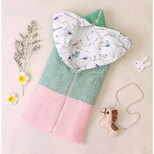 2020 Hot Sale Autumn Winter Baby Sleeping Bag Newborn Envelope Thickened Zipper Anti-kick Sleeping Bag Infant Clothing 0-1 Year