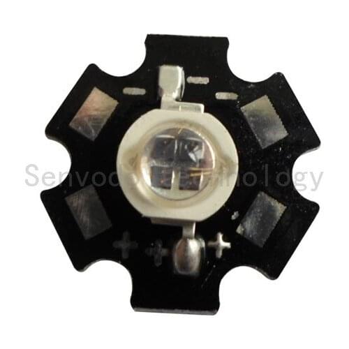 100X high quality 5W 940nm infrared IR led diode used Bridgelux 4chip encapsulation with heat sink free shipping