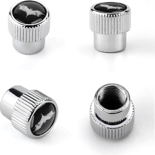 Car Tire Air Valve Stem Caps Bat Styling Wheel Tyre Bike Valve Cap For Automobiles Motorcycles Accessories Anti-theft Auto Cover