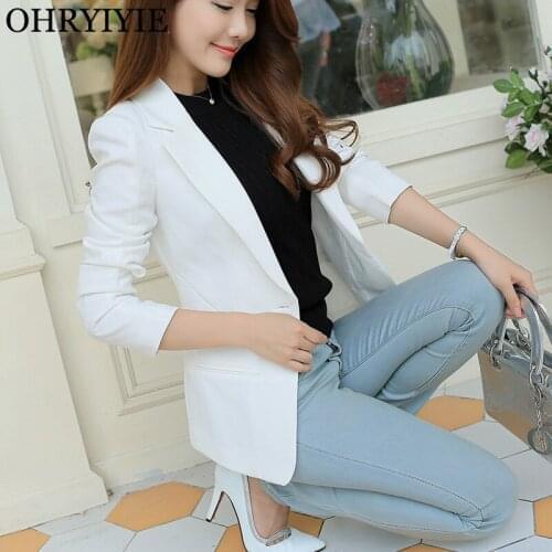 OHRYIYIE Women's Black Jackets