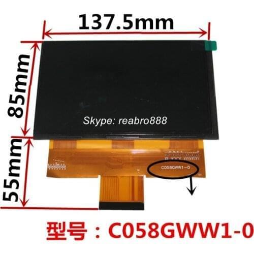 Original 5.8 inch LCD panel C058GWW1-0 C058GWW1 For CL720 CL720D CL760 Projection