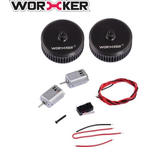 Worker ABS Modified Power Type Straight Grained Flywheel Wheel(matching to flat flywheel cage) 132 Motor Set for Nerf STF/CS-18