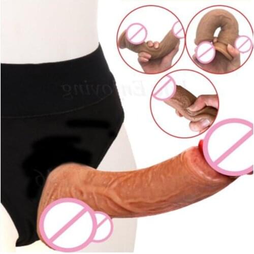 Skin Feeling Realistic Penis Super Big Dildo with Strong Suction Cup Female Masturbation NO Vibrator Sex Toys For Women Lesbian