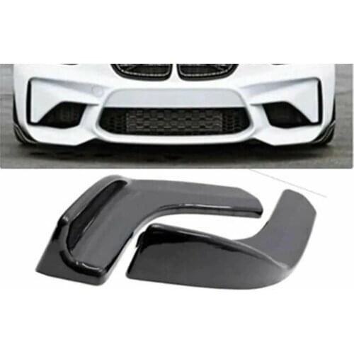 Front Bumper Flaps For BMW 1 2 3 4 5 6 7 8 Series Front Lip Attachment 2 Pieces Car Styling Auto Accessory Splitter Black Sport