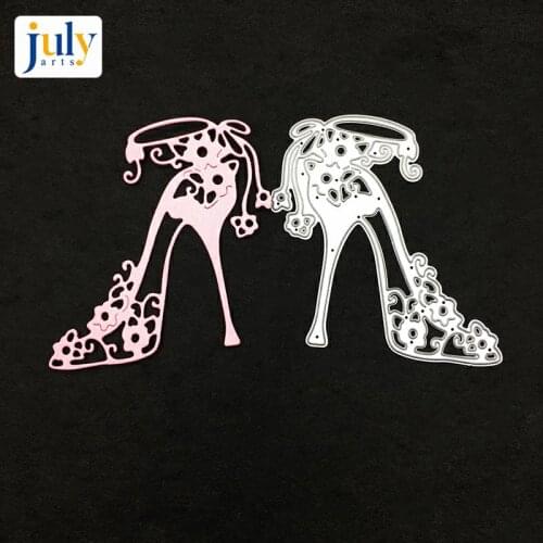 Julyarts Cutting Dies Beautiful High Heels Curtain Craft Dies for Scrapbooking Handmake Gift Decorative Craft Dies and Stamps