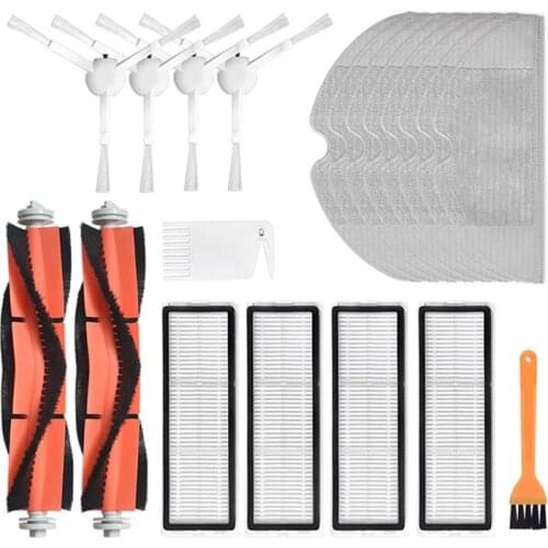 Hepa Filter Main Side Brush Mop Cloth Replacement Kits for Xiaomi Mijia 1C Robotic Vacuum Cleaner Accessories