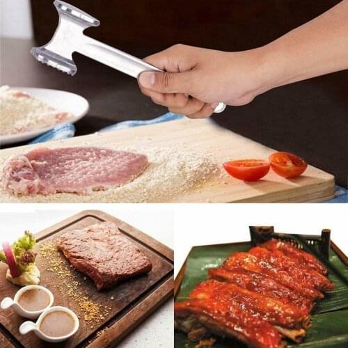 Chef Meat Tenderizer Heavy Duty Double Sided Hammer Mallet Tool Chicken Pounder Aluminum 95g Kitchen Tool