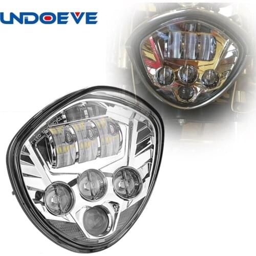 Undoeve 1PCS Motorcycle Assembly 60W Led Headlight for Victory Cross Country Cross Roads