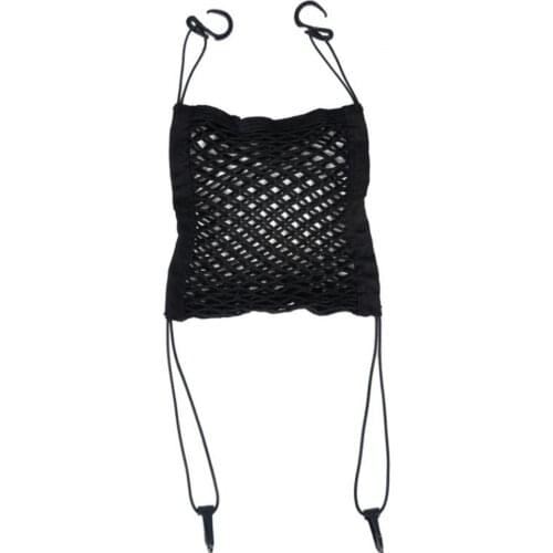 Universal 3-Layer Car Seat Organizer Storage Mesh Net Hook Pouch Holder for Bag Luggage Phone, Pets and Children Disturb Stopper