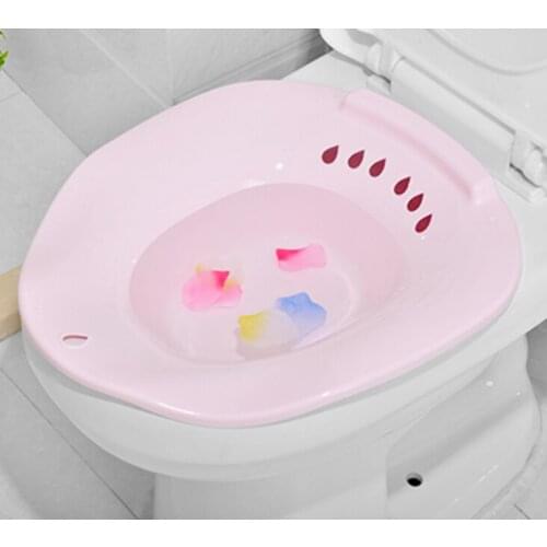 Woman Folding Toilet Bidet Postpartum Bath Toilet Vaginal Care Bathtubs Sit Bath for Toilet Seat Postpartum Cleanse Inflammation