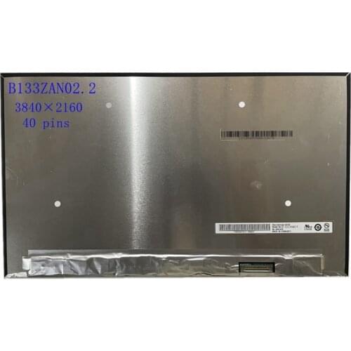 13.3 inch slim LCD Screen Panel matrix B133ZAN02.2 3840*2160 40 Pins IPS 100% sRGB