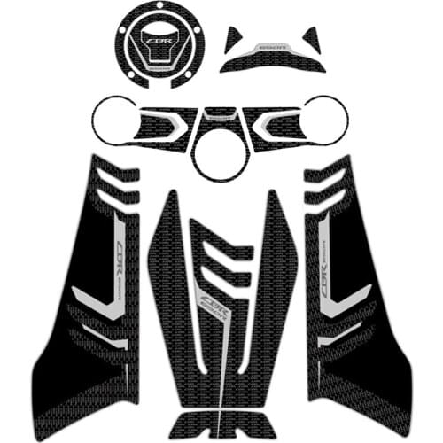 New Motorcycle 3D Gas Fuel Tank Pad For CBR650R CBR 650R 2019 CBR 650 R Protective Decal Racing Fishbone Protector Stickers