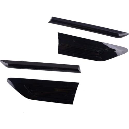 4Pcs Car Side Wing Fender Air Vent Hood Intake Emblem Badge Cover Trim Sticker Fit for VW Tiguan 2nd Gen 2017 2018 2019 2020