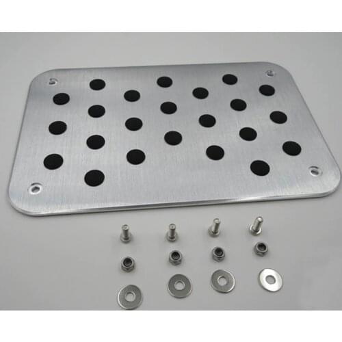 TTCR-II Car Accessories For Jaguar XF XJ XK F-Type XKR Universal Floor Carpet Mat Pedal Pad Footrest Plate pads stickers styling